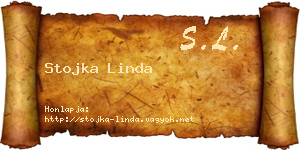 Stojka Linda névjegykártya